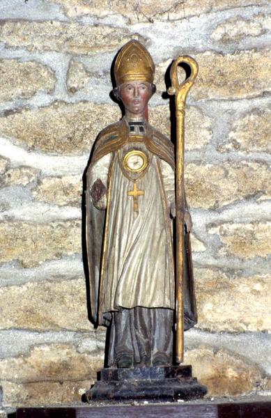 statue-reliquaire (statuette-reliquaire) : Saint Claude - © Monuments historiques