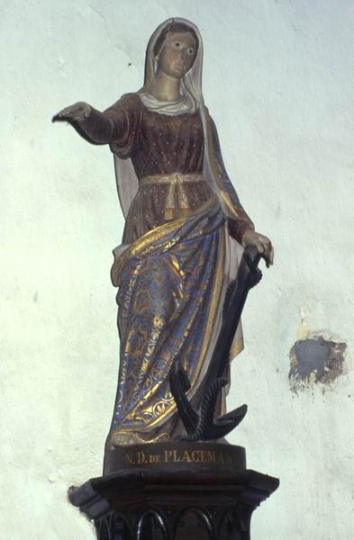 statue : Notre-Dame de Plasmanec n°1 - © Monuments historiques