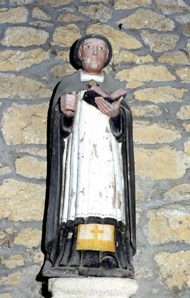 statue : Saint moine (Saint Cado) - © Monuments historiques