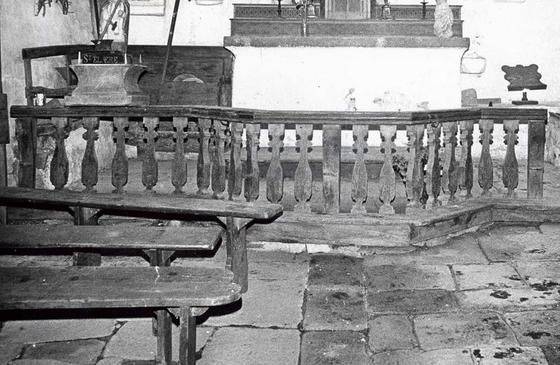 clôture (table de communion) - © Monuments historiques