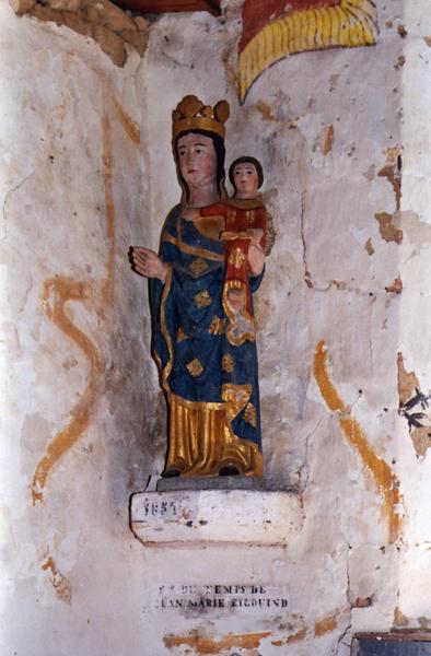 statue : Vierge à l'Enfant dite Notre-Dame de Mille Secours - © Monuments historiques