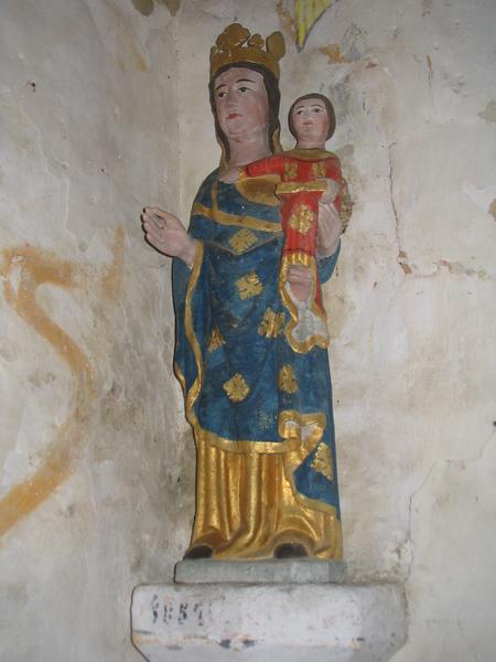 statue : Vierge à l'Enfant dite Notre-Dame de Mille Secours - © Monuments historiques