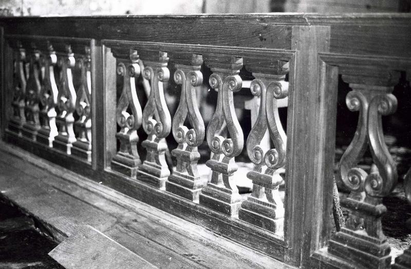 clôture de choeur (table de communion) - © Monuments historiques