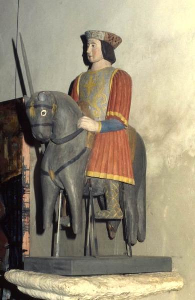 statue : Saint Julien à cheval - © Monuments historiques