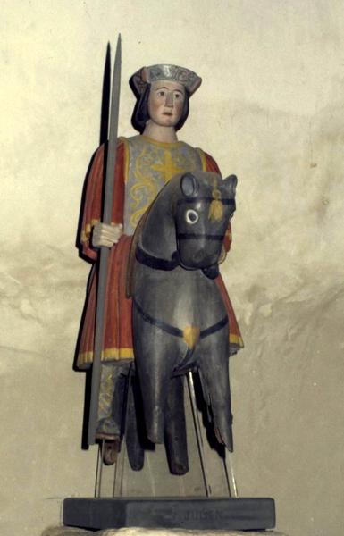 statue : Saint Julien à cheval - © Monuments historiques