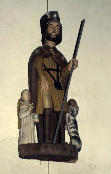 statue : Saint Roch - © Monuments historiques