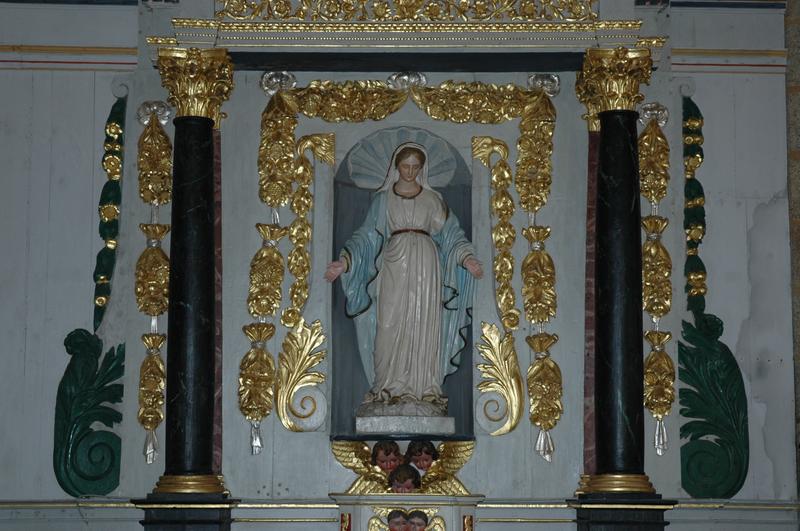 autel et retable du transept nord - © Monuments historiques