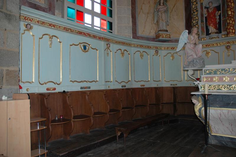 lambris de revêtement (boiseries) et stalles - © Monuments historiques