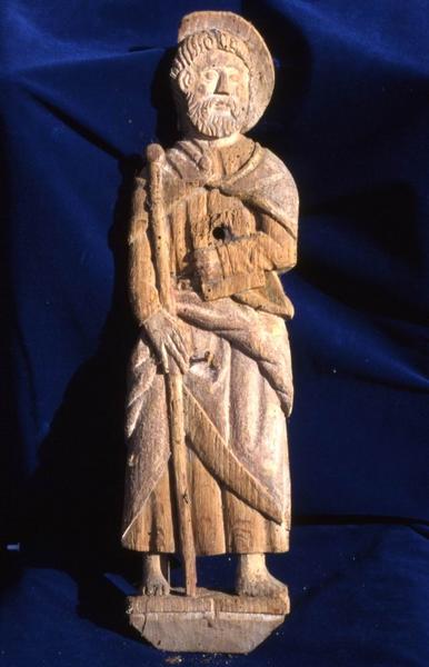 neuf statues (statuettes) : Apôtres (Saint Jacques) - © Monuments historiques