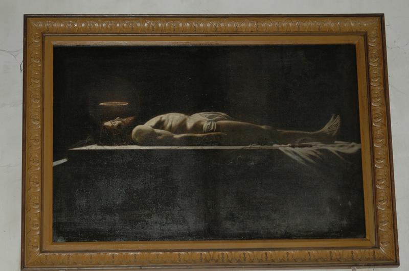 tableau : Christ gisant - © Monuments historiques