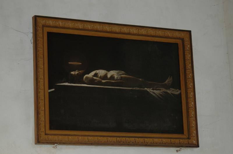 tableau : Christ gisant - © Monuments historiques