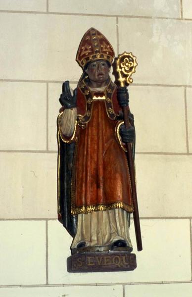 statue : Saint évêque - © Monuments historiques
