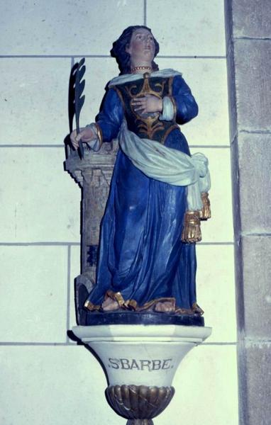 statue : Sainte Barbe - © Monuments historiques