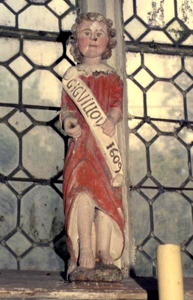 statue : Ange portant un phylactère - © Monuments historiques