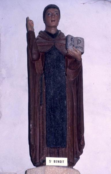 statue : Saint Benoît - © Monuments historiques