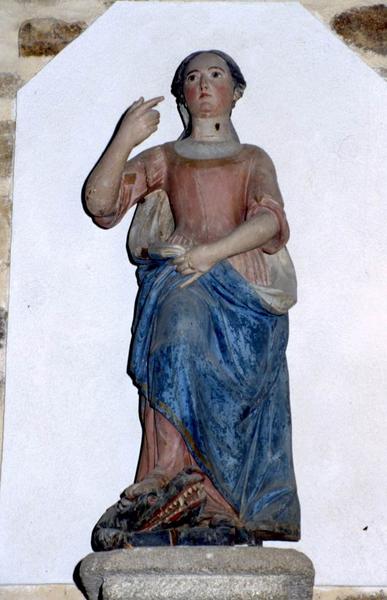 statue : Sainte Marguerite - © Monuments historiques