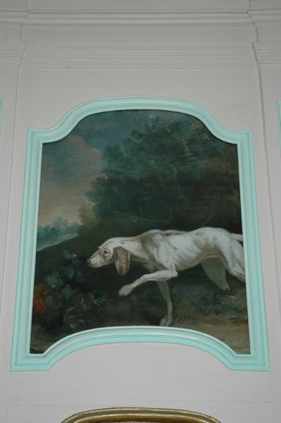 peinture : Chien en arrêt - © Monuments historiques