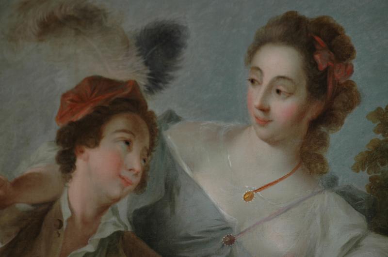 peinture : Scène galante (Couple et amours)