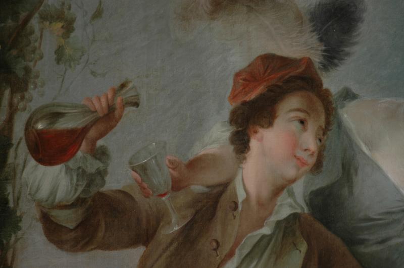 peinture : Scène galante (Couple et amours)