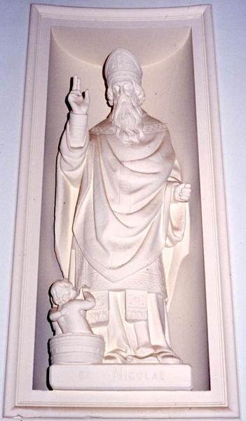 cinq statues du choeur : Saint Nicolas