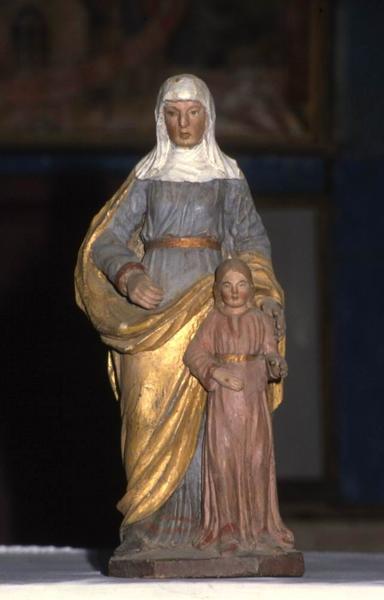 groupe sculpté : Sainte Anne et la Vierge