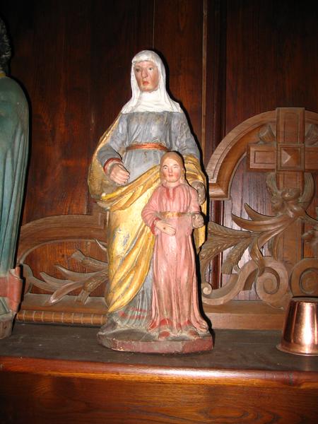 groupe sculpté : Sainte Anne et la Vierge