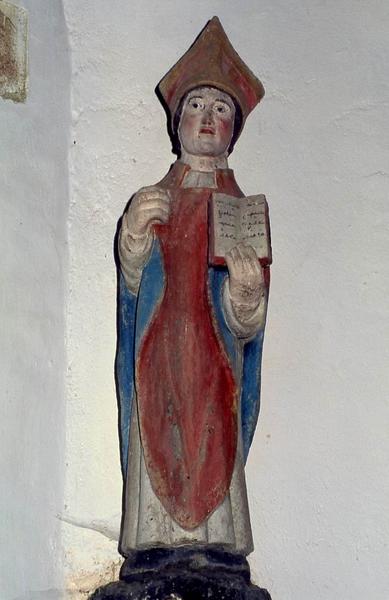 statue : Saint évêque (Saint Eutrope ?) - © Monuments historiques