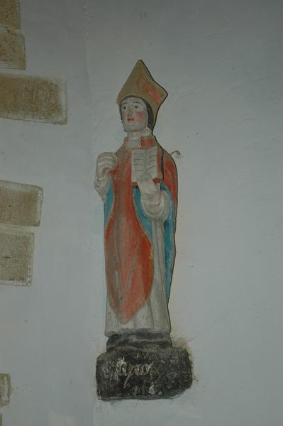 statue : Saint évêque (Saint Eutrope ?) - © Monuments historiques