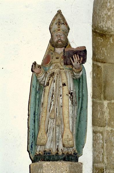 statue : Saint évêque - © Monuments historiques