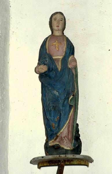statue : Sainte femme (Sainte Marguerite ?) - © Monuments historiques
