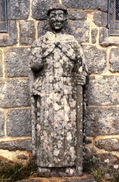 statue : Saint abbé (Saint Moïse ?) - © Monuments historiques