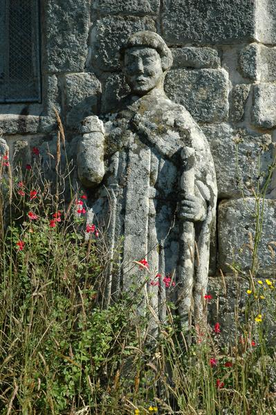 statue : Saint abbé (Saint Moïse ?) - © Monuments historiques