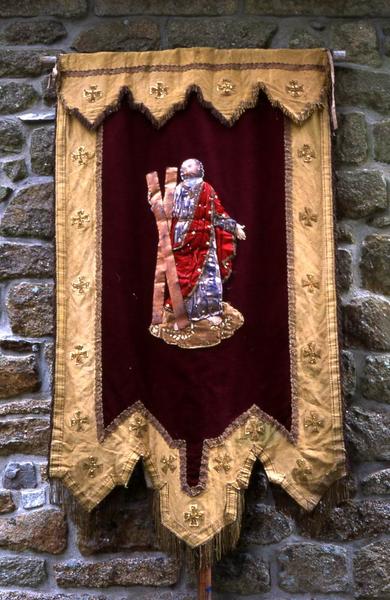 bannière de procession : Vierge et Saint André - © Monuments historiques