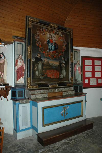 tableau du transept sud : Le Rosaire - © Monuments historiques