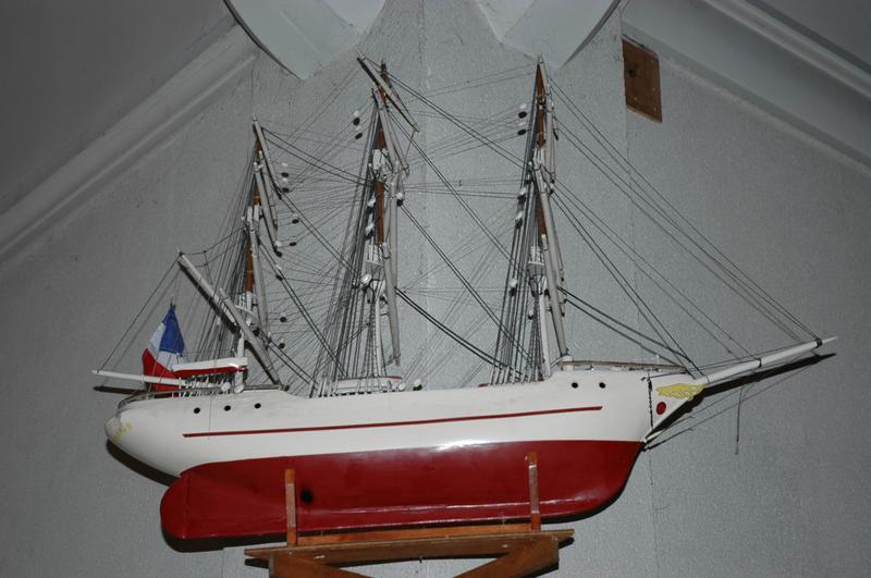 maquette ex-voto n°2 d'un trois-mâts carré de commerce dit la Stella Maris