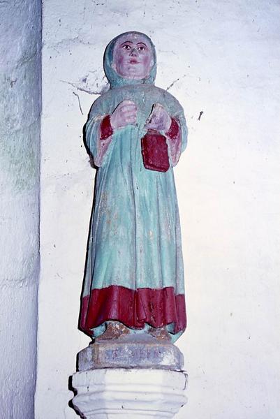 Statue : Saint Méen (Saint Yves ?)