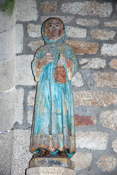 statue : Saint Méen (Saint Yves ?)