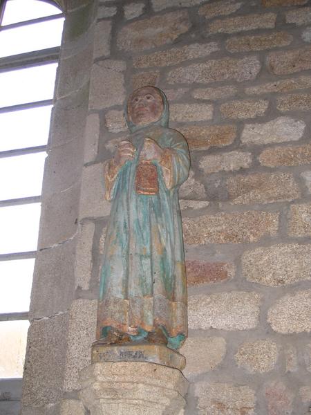 Statue : Saint Méen (Saint Yves ?)