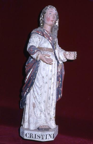 statue : Sainte Christine - © Monuments historiques