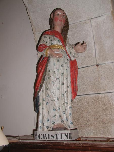 statue : Sainte Christine