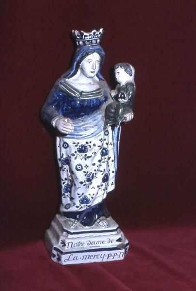 statue (statuette) : Vierge à l'Enfant dite Notre-Dame de la Mercy - © Monuments historiques