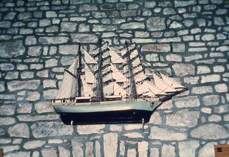 maquette ex-voto n°1 d'un trois-mâts barque dit Notre-Dame de Kerdro