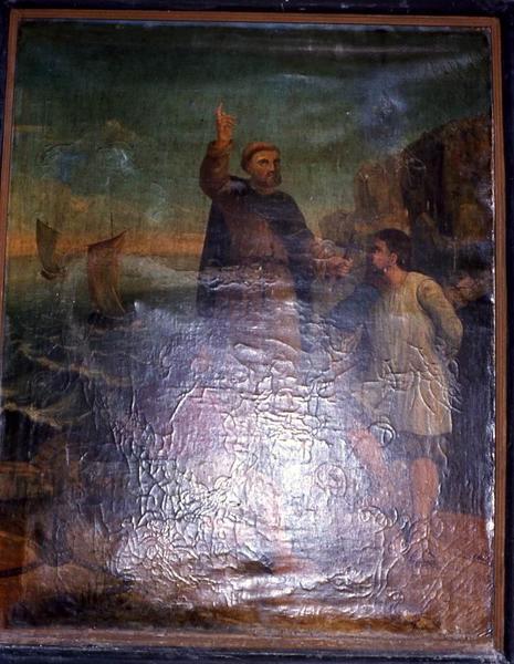 tableau : Saint Gildas prêchant - © Monuments historiques