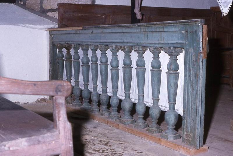 clôture (table de communion) - © Monuments historiques
