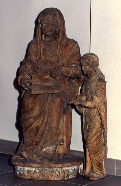 groupe sculpté : Sainte Anne et la Vierge - © Monuments historiques