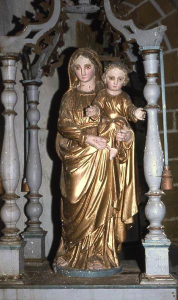 statue de procession et son dais : Notre-Dame de Guelhouit - © Monuments historiques