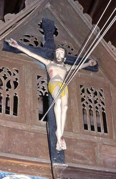 croix de jubé : Christ en croix - © Monuments historiques