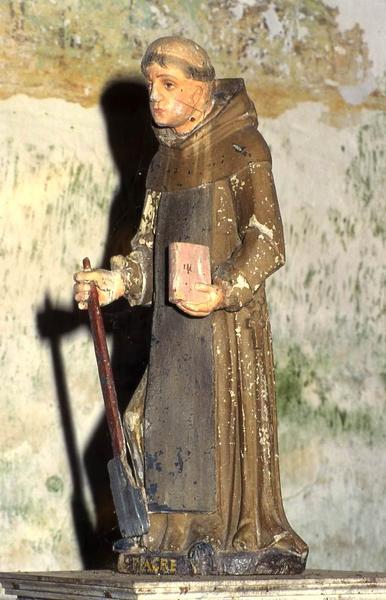 statue de procession : Saint Fiacre - © Monuments historiques