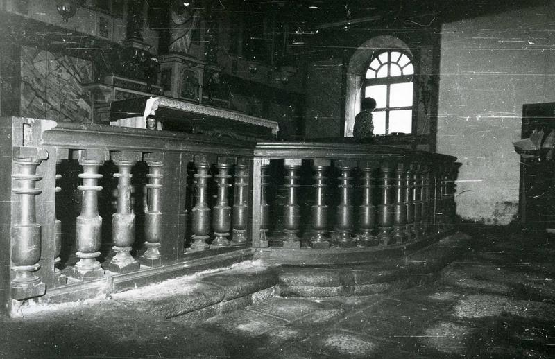 clôture de choeur (table de communion) - © Monuments historiques