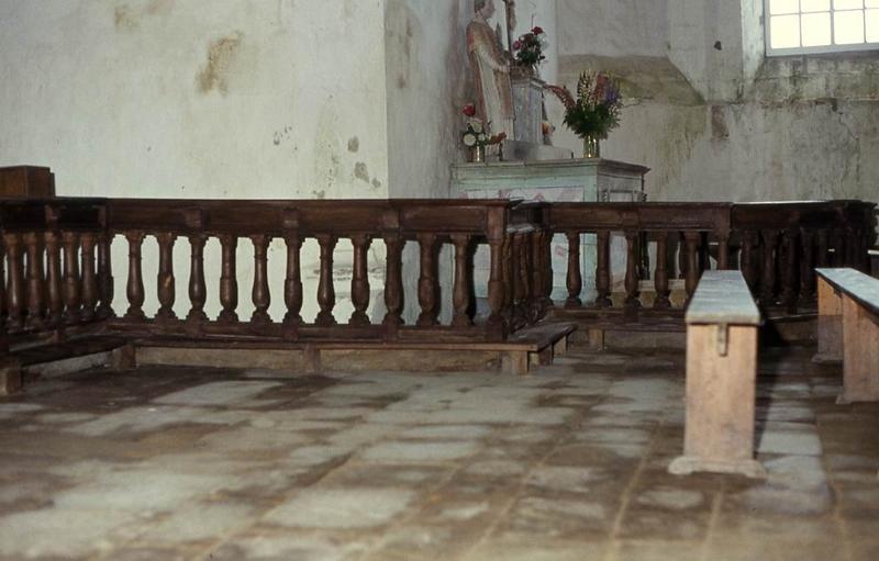 clôture de choeur (table de communion)